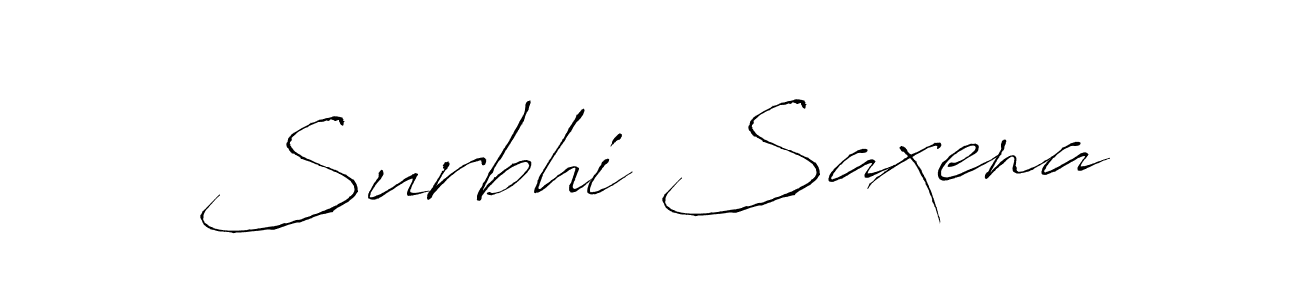How to make Surbhi Saxena signature? Antro_Vectra is a professional autograph style. Create handwritten signature for Surbhi Saxena name. Surbhi Saxena signature style 6 images and pictures png
