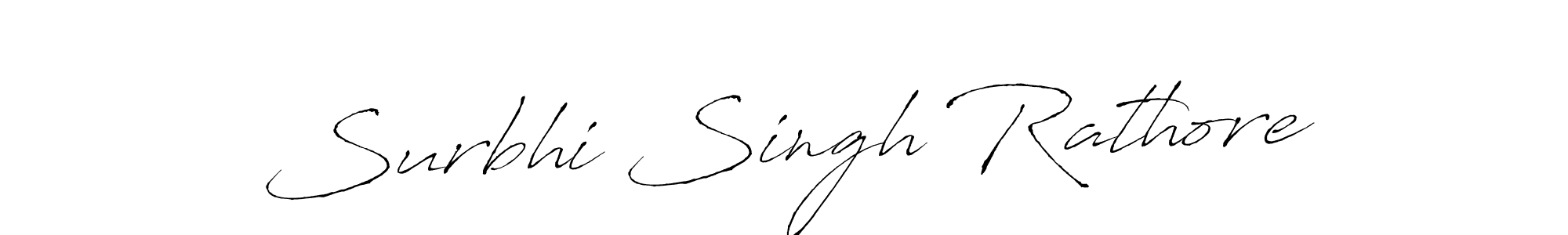 Surbhi Singh Rathore stylish signature style. Best Handwritten Sign (Antro_Vectra) for my name. Handwritten Signature Collection Ideas for my name Surbhi Singh Rathore. Surbhi Singh Rathore signature style 6 images and pictures png