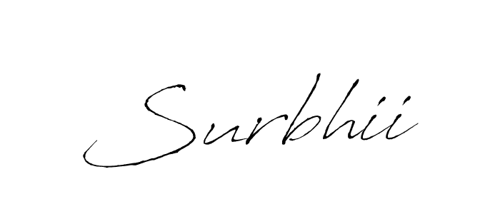 Also You can easily find your signature by using the search form. We will create Surbhii name handwritten signature images for you free of cost using Antro_Vectra sign style. Surbhii signature style 6 images and pictures png