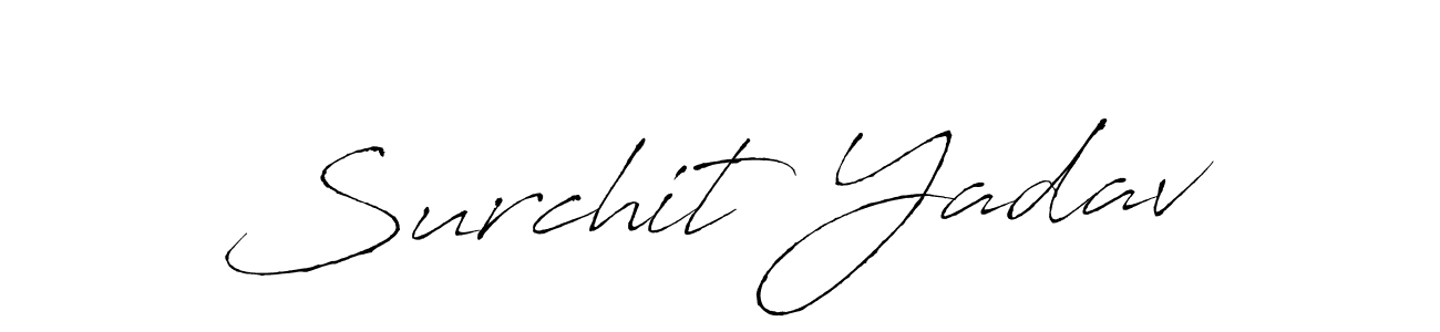 Also we have Surchit Yadav name is the best signature style. Create professional handwritten signature collection using Antro_Vectra autograph style. Surchit Yadav signature style 6 images and pictures png