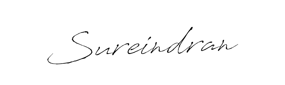 Also we have Sureindran name is the best signature style. Create professional handwritten signature collection using Antro_Vectra autograph style. Sureindran signature style 6 images and pictures png