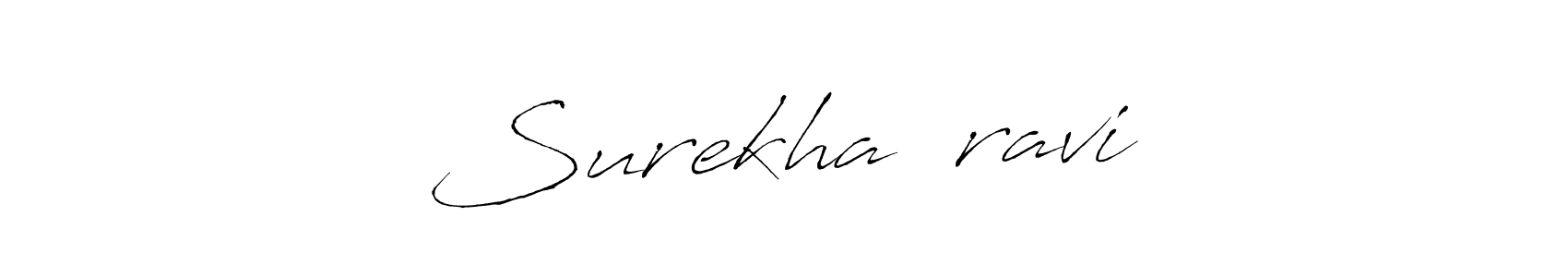 Create a beautiful signature design for name Surekha❤️ravi. With this signature (Antro_Vectra) fonts, you can make a handwritten signature for free. Surekha❤️ravi signature style 6 images and pictures png