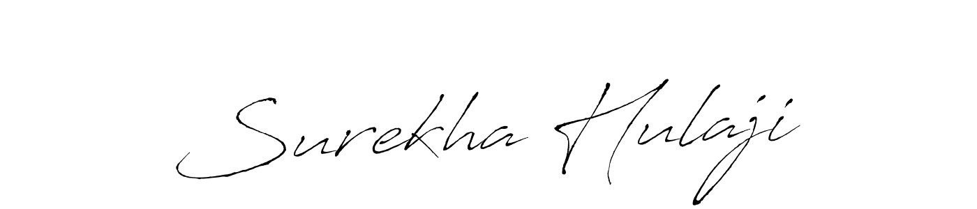 Design your own signature with our free online signature maker. With this signature software, you can create a handwritten (Antro_Vectra) signature for name Surekha Hulaji. Surekha Hulaji signature style 6 images and pictures png