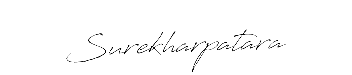 This is the best signature style for the Surekharpatara name. Also you like these signature font (Antro_Vectra). Mix name signature. Surekharpatara signature style 6 images and pictures png