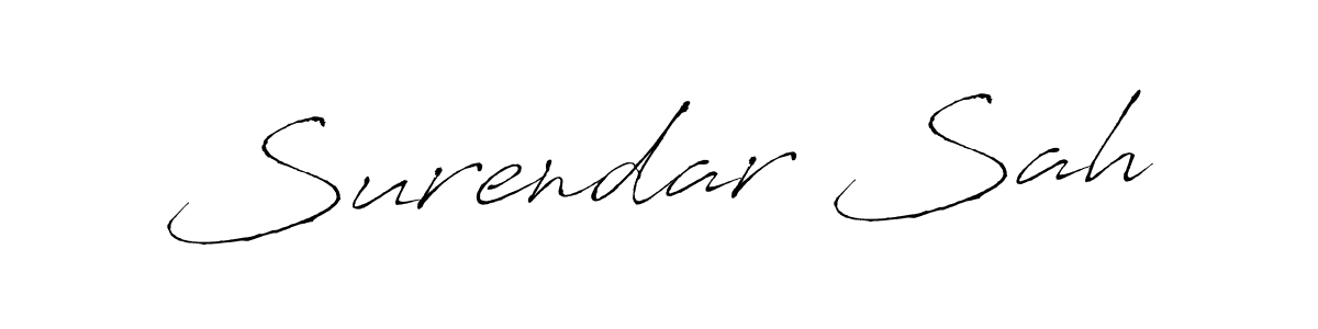 Make a short Surendar Sah signature style. Manage your documents anywhere anytime using Antro_Vectra. Create and add eSignatures, submit forms, share and send files easily. Surendar Sah signature style 6 images and pictures png
