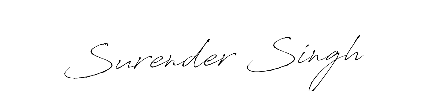 You should practise on your own different ways (Antro_Vectra) to write your name (Surender Singh) in signature. don't let someone else do it for you. Surender Singh signature style 6 images and pictures png