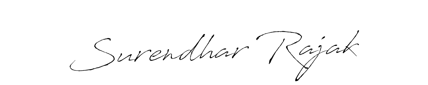 Surendhar Rajak stylish signature style. Best Handwritten Sign (Antro_Vectra) for my name. Handwritten Signature Collection Ideas for my name Surendhar Rajak. Surendhar Rajak signature style 6 images and pictures png