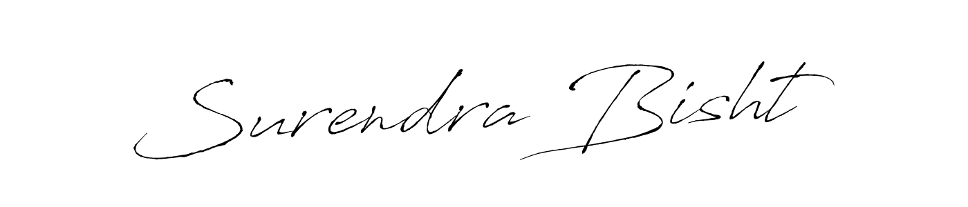 It looks lik you need a new signature style for name Surendra Bisht. Design unique handwritten (Antro_Vectra) signature with our free signature maker in just a few clicks. Surendra Bisht signature style 6 images and pictures png