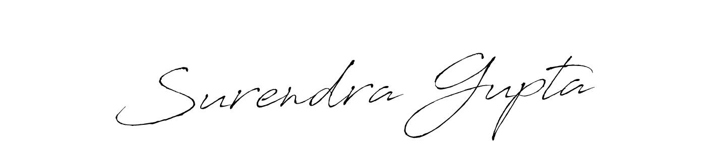 if you are searching for the best signature style for your name Surendra Gupta. so please give up your signature search. here we have designed multiple signature styles  using Antro_Vectra. Surendra Gupta signature style 6 images and pictures png