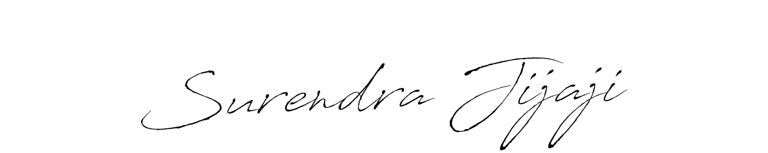 Also we have Surendra Jijaji name is the best signature style. Create professional handwritten signature collection using Antro_Vectra autograph style. Surendra Jijaji signature style 6 images and pictures png
