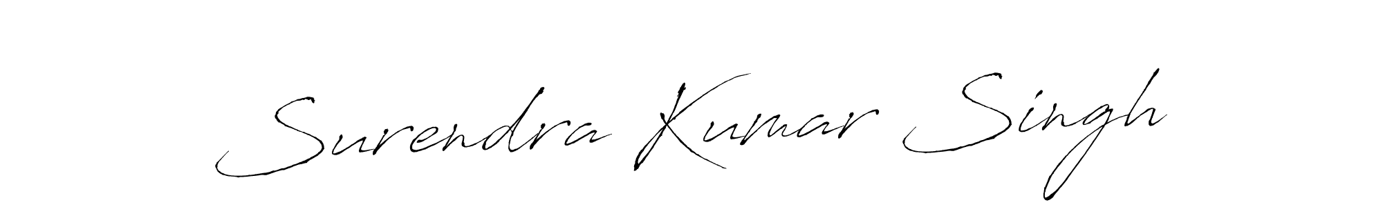 Also we have Surendra Kumar Singh name is the best signature style. Create professional handwritten signature collection using Antro_Vectra autograph style. Surendra Kumar Singh signature style 6 images and pictures png