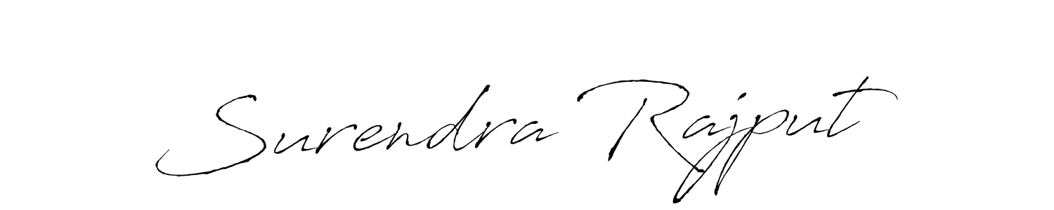 You should practise on your own different ways (Antro_Vectra) to write your name (Surendra Rajput) in signature. don't let someone else do it for you. Surendra Rajput signature style 6 images and pictures png