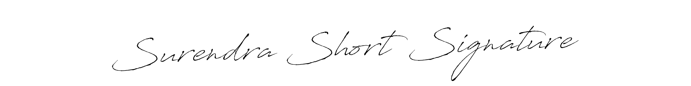 Similarly Antro_Vectra is the best handwritten signature design. Signature creator online .You can use it as an online autograph creator for name Surendra Short Signature. Surendra Short Signature signature style 6 images and pictures png