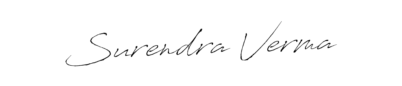 You can use this online signature creator to create a handwritten signature for the name Surendra Verma. This is the best online autograph maker. Surendra Verma signature style 6 images and pictures png