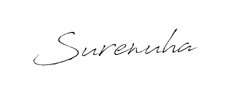 You can use this online signature creator to create a handwritten signature for the name Surenuha. This is the best online autograph maker. Surenuha signature style 6 images and pictures png