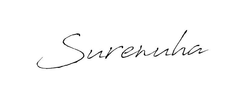 It looks lik you need a new signature style for name Surenuha. Design unique handwritten (Antro_Vectra) signature with our free signature maker in just a few clicks. Surenuha signature style 6 images and pictures png