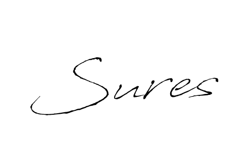 This is the best signature style for the Sures name. Also you like these signature font (Antro_Vectra). Mix name signature. Sures signature style 6 images and pictures png