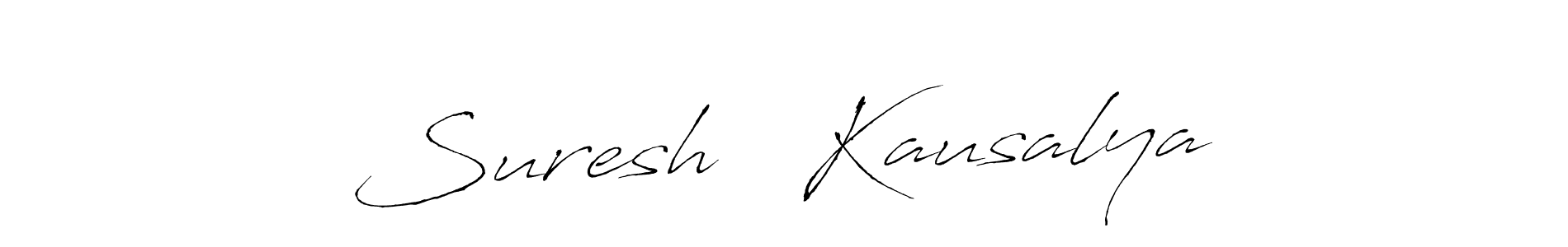 Also You can easily find your signature by using the search form. We will create Suresh ♡ Kausalya name handwritten signature images for you free of cost using Antro_Vectra sign style. Suresh ♡ Kausalya signature style 6 images and pictures png