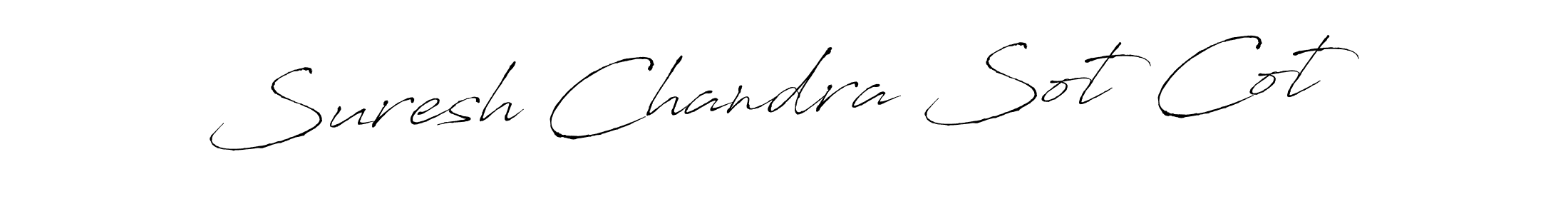 Use a signature maker to create a handwritten signature online. With this signature software, you can design (Antro_Vectra) your own signature for name Suresh Chandra Sot Cot. Suresh Chandra Sot Cot signature style 6 images and pictures png