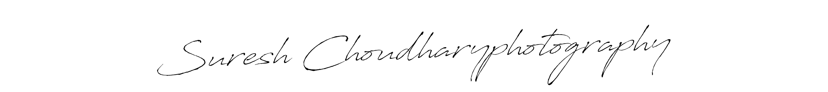 Make a beautiful signature design for name Suresh Choudharyphotography. With this signature (Antro_Vectra) style, you can create a handwritten signature for free. Suresh Choudharyphotography signature style 6 images and pictures png