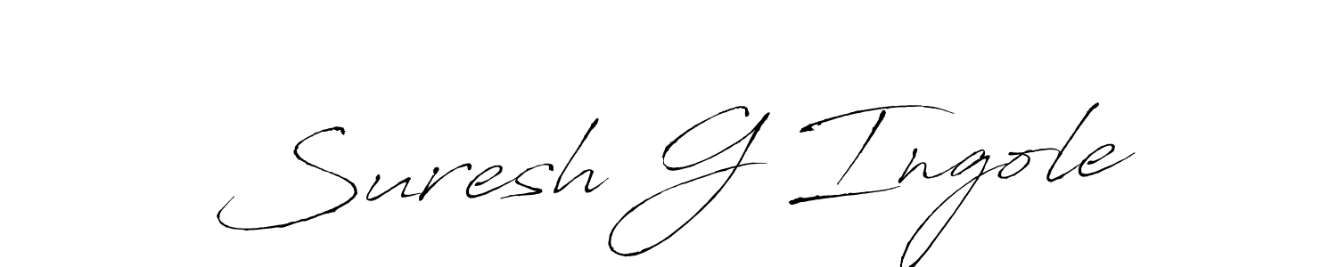 Create a beautiful signature design for name Suresh G Ingole. With this signature (Antro_Vectra) fonts, you can make a handwritten signature for free. Suresh G Ingole signature style 6 images and pictures png