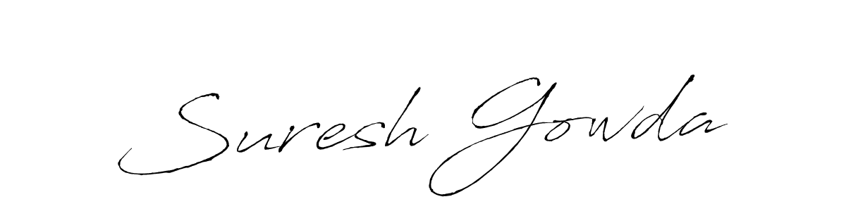 Make a beautiful signature design for name Suresh Gowda. Use this online signature maker to create a handwritten signature for free. Suresh Gowda signature style 6 images and pictures png