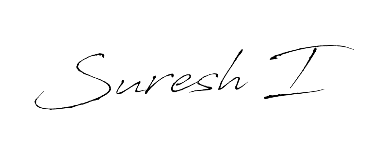 How to make Suresh I name signature. Use Antro_Vectra style for creating short signs online. This is the latest handwritten sign. Suresh I signature style 6 images and pictures png