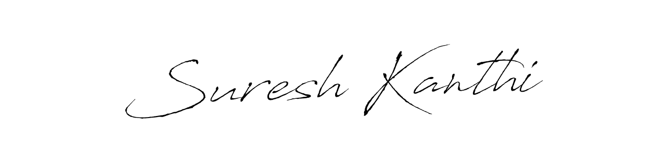 Make a beautiful signature design for name Suresh Kanthi. Use this online signature maker to create a handwritten signature for free. Suresh Kanthi signature style 6 images and pictures png