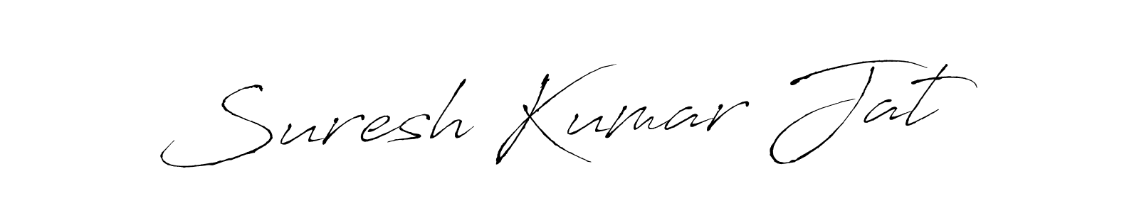 How to make Suresh Kumar Jat signature? Antro_Vectra is a professional autograph style. Create handwritten signature for Suresh Kumar Jat name. Suresh Kumar Jat signature style 6 images and pictures png