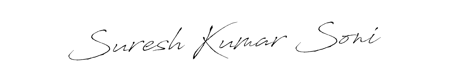 This is the best signature style for the Suresh Kumar Soni name. Also you like these signature font (Antro_Vectra). Mix name signature. Suresh Kumar Soni signature style 6 images and pictures png