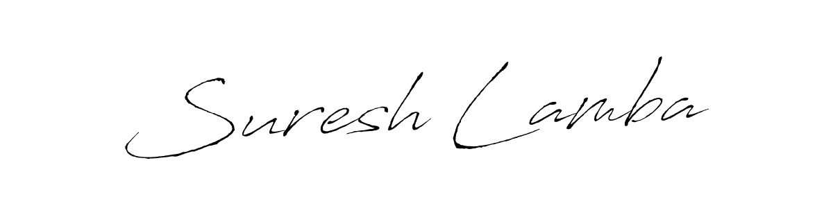 It looks lik you need a new signature style for name Suresh Lamba. Design unique handwritten (Antro_Vectra) signature with our free signature maker in just a few clicks. Suresh Lamba signature style 6 images and pictures png