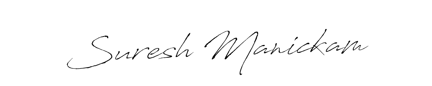 Make a short Suresh Manickam signature style. Manage your documents anywhere anytime using Antro_Vectra. Create and add eSignatures, submit forms, share and send files easily. Suresh Manickam signature style 6 images and pictures png