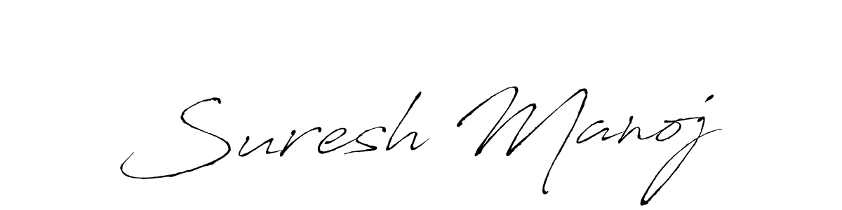 Make a beautiful signature design for name Suresh Manoj. Use this online signature maker to create a handwritten signature for free. Suresh Manoj signature style 6 images and pictures png