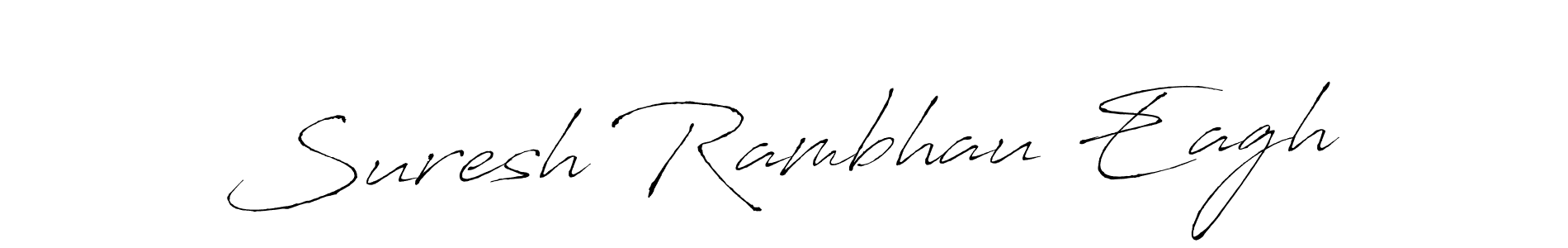 Design your own signature with our free online signature maker. With this signature software, you can create a handwritten (Antro_Vectra) signature for name Suresh Rambhau Eagh. Suresh Rambhau Eagh signature style 6 images and pictures png