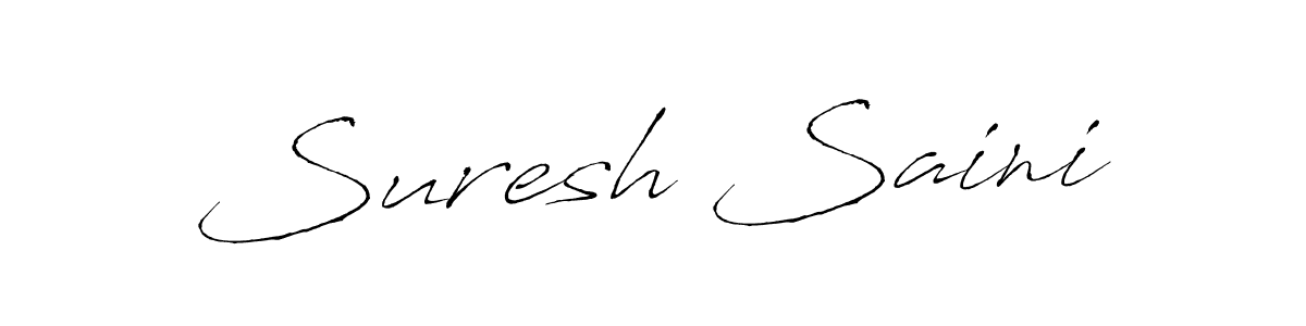 You should practise on your own different ways (Antro_Vectra) to write your name (Suresh Saini) in signature. don't let someone else do it for you. Suresh Saini signature style 6 images and pictures png