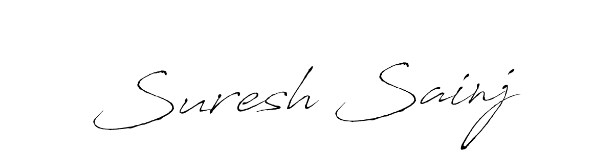 How to make Suresh Sainj signature? Antro_Vectra is a professional autograph style. Create handwritten signature for Suresh Sainj name. Suresh Sainj signature style 6 images and pictures png