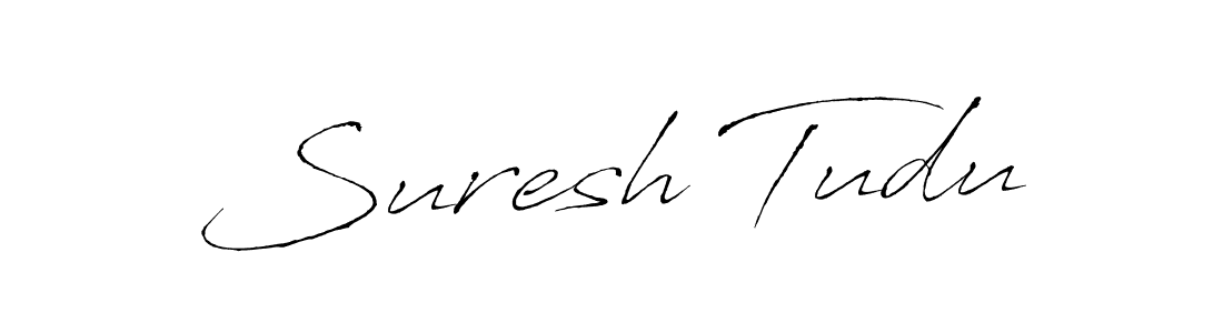 Antro_Vectra is a professional signature style that is perfect for those who want to add a touch of class to their signature. It is also a great choice for those who want to make their signature more unique. Get Suresh Tudu name to fancy signature for free. Suresh Tudu signature style 6 images and pictures png