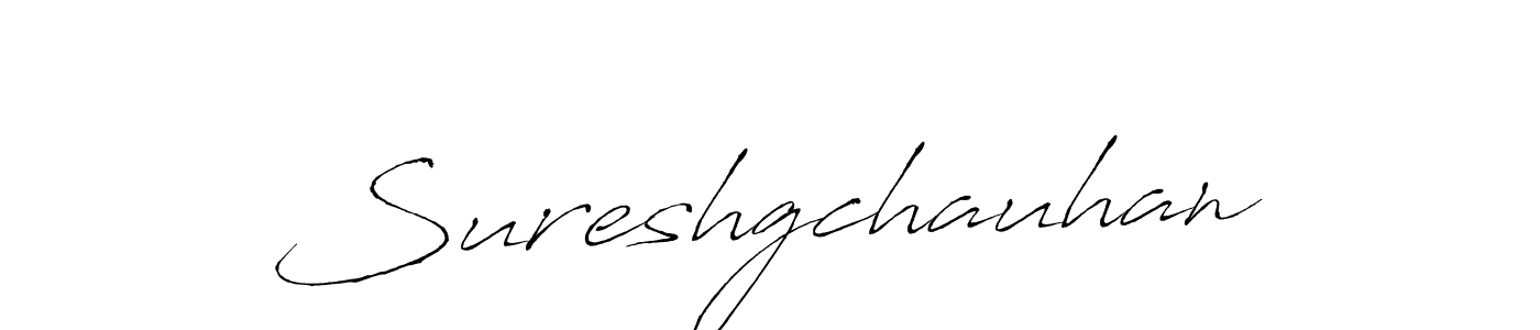 Create a beautiful signature design for name Sureshgchauhan. With this signature (Antro_Vectra) fonts, you can make a handwritten signature for free. Sureshgchauhan signature style 6 images and pictures png
