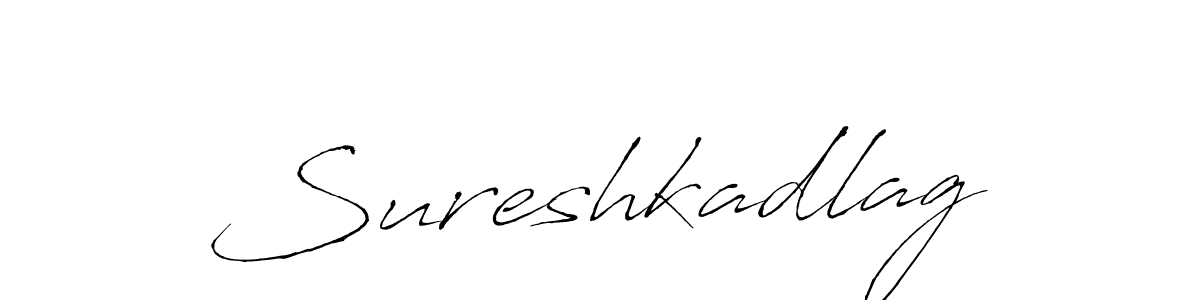 You should practise on your own different ways (Antro_Vectra) to write your name (Sureshkadlag) in signature. don't let someone else do it for you. Sureshkadlag signature style 6 images and pictures png