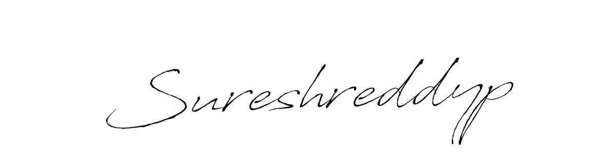 Antro_Vectra is a professional signature style that is perfect for those who want to add a touch of class to their signature. It is also a great choice for those who want to make their signature more unique. Get Sureshreddyp name to fancy signature for free. Sureshreddyp signature style 6 images and pictures png