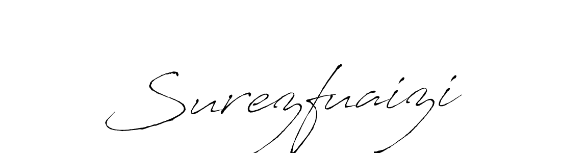Also we have Surezfuaizi name is the best signature style. Create professional handwritten signature collection using Antro_Vectra autograph style. Surezfuaizi signature style 6 images and pictures png