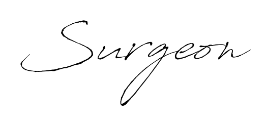 How to Draw Surgeon signature style? Antro_Vectra is a latest design signature styles for name Surgeon. Surgeon signature style 6 images and pictures png