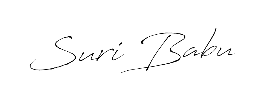 Similarly Antro_Vectra is the best handwritten signature design. Signature creator online .You can use it as an online autograph creator for name Suri Babu. Suri Babu signature style 6 images and pictures png