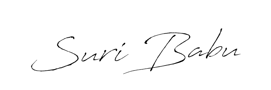 Similarly Antro_Vectra is the best handwritten signature design. Signature creator online .You can use it as an online autograph creator for name Suri Babu. Suri Babu signature style 6 images and pictures png