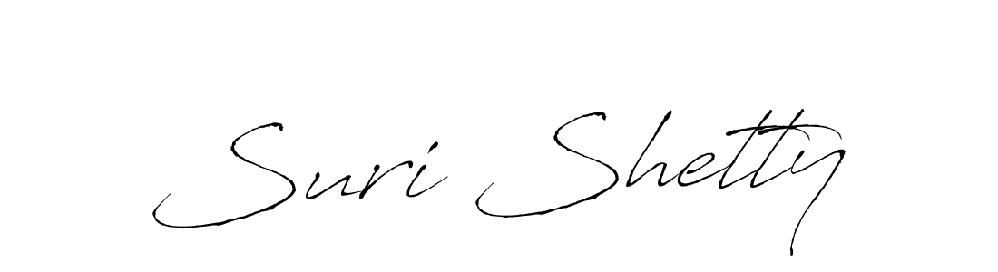 Make a beautiful signature design for name Suri Shetty. With this signature (Antro_Vectra) style, you can create a handwritten signature for free. Suri Shetty signature style 6 images and pictures png