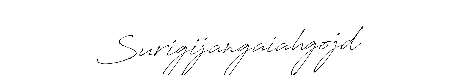 Use a signature maker to create a handwritten signature online. With this signature software, you can design (Antro_Vectra) your own signature for name Surigijangaiahgojd. Surigijangaiahgojd signature style 6 images and pictures png
