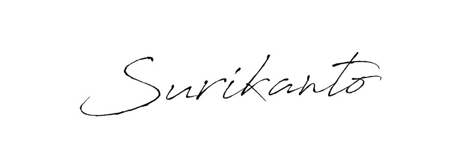 Make a beautiful signature design for name Surikanto. Use this online signature maker to create a handwritten signature for free. Surikanto signature style 6 images and pictures png