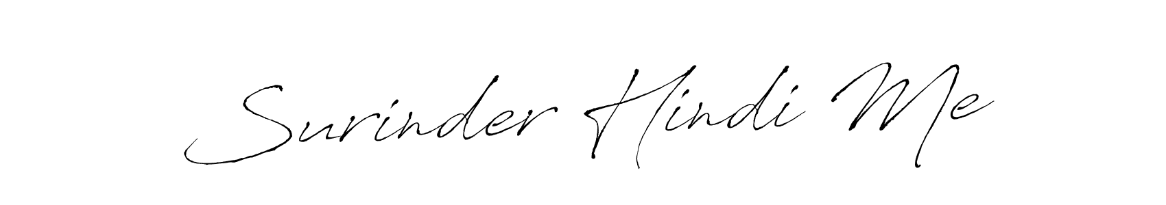 You can use this online signature creator to create a handwritten signature for the name Surinder Hindi Me. This is the best online autograph maker. Surinder Hindi Me signature style 6 images and pictures png