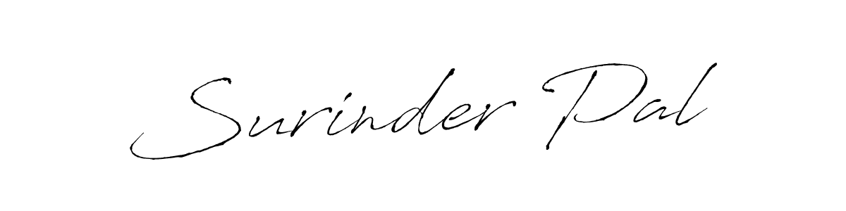 Use a signature maker to create a handwritten signature online. With this signature software, you can design (Antro_Vectra) your own signature for name Surinder Pal. Surinder Pal signature style 6 images and pictures png