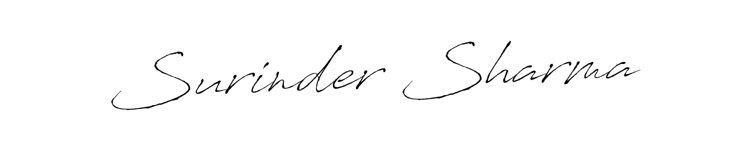 The best way (Antro_Vectra) to make a short signature is to pick only two or three words in your name. The name Surinder Sharma include a total of six letters. For converting this name. Surinder Sharma signature style 6 images and pictures png